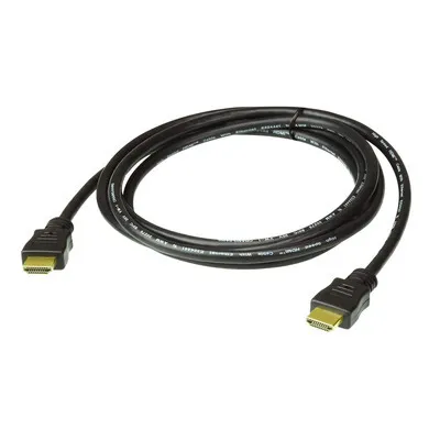 Produktbild von ATEN High Speed True 4K HDMI Kabel mit Ethernet, 3 m, 3 m, HDMI Typ A (Standard), HDMI Typ A (Standard), 3D, Schwarz
