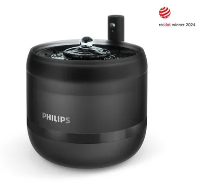 Produktbild von Philips Trinkbrunnen für Haustierpflege mit Filtersystem, Grau (PAW3210/02)