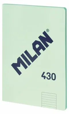 Obrázok produktu pre Milan 57242G48GR, Jednofarebné, Svetlozelená, A4, 48 listy, 95 g/m², Linajkový papier