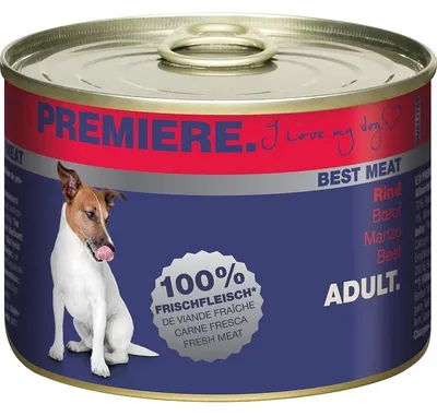 Image de Premiere Best Meat Adult Bœuf, 6 x 185 g