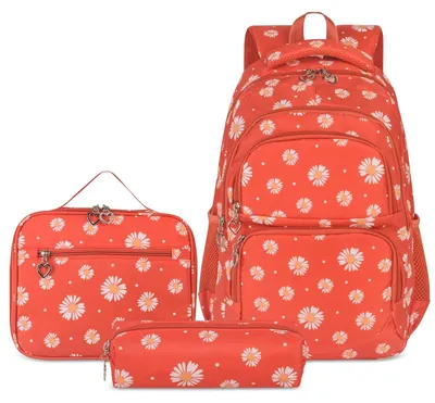 Productafbeelding van Schoolrugzakset met Lunchtas en Pennenetui voor Tieners