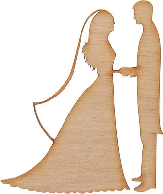 Immagine prodotto di Sposi in legno, matrimonio, amanti Deco 3