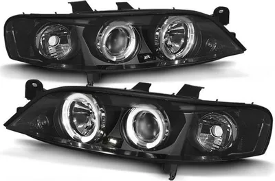 Produktbild von Scheinwerfer Angel Eyes passend für Opel Vectra B Bj. 95-98 Schwarz