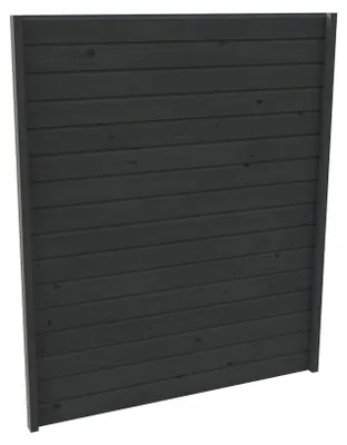 Produktbild von Seitenwand Profilschalung SKAN HOLZ Friesland Spreewald Wallgau 141 x 200 cm schiefer