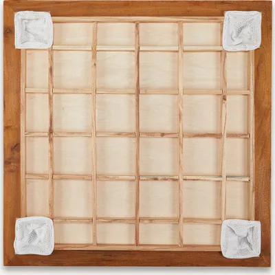 Produktbild von Ubergames- Carrom-Brett – Championship – 21 kg – Hergestellt in Indien – 74 x 74 zm Spielfeld – Komplettset – mit Tisch