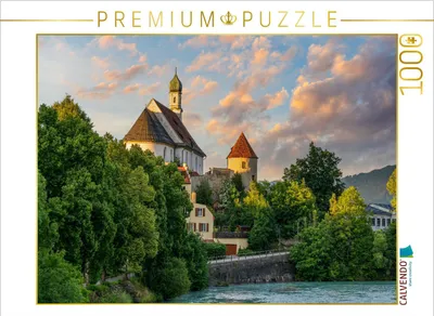 Produktbild von CALVENDO Puzzle Blick zum Franziskanerkloster | 1000 Teile Lege-Größe 64x48cm Foto-Puzzle für glückliche Stunden