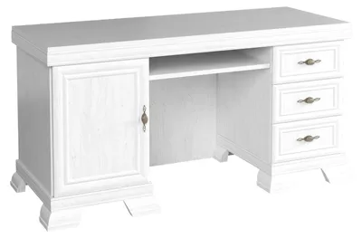 Produktbild von Schreibtisch Kora Computertisch 148x60x75cm Andersen Pinie 1-türig mit 3 Schubladen