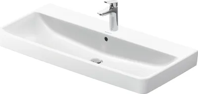 Produktbild von Waschtisch No.1 weiß mit Überlauf 1 Hahnloch 1000x460mm 1000 x 460 mm