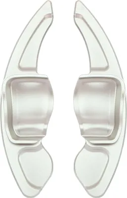 Produktbild von Schaltwippen für VW Beetle Eos Golf 5 6 GTI GTD R R32 Passat CC Polo 5 GTI Scirocco Sharan Tiguan Touareg Touran Jetta DSG Typ-A Alu Silber Eloxiert