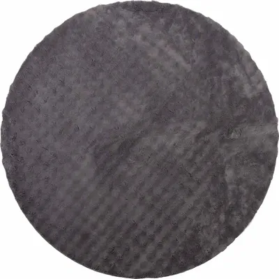 Obrázok produktu pre vidaXL Koberec SIROLO antracitový Ø 120 cm polyester