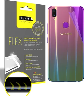 Obrázek produktu pro 3x ochranná fólie pro Vivo Z3x zadní kryt, 100% pokrytí displeje, dipos Flex