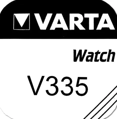 Produktbild von Varta Watch V335 Uhrenzelle Knopfzelle SR 512 SW Silber-Oxid 5 mAh 1,55 V 1er Blister V 335