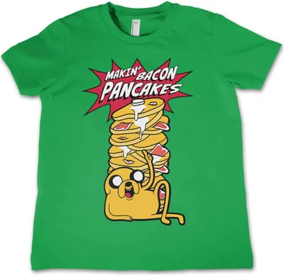 Produktbild von Makin' Bacon Pancakes Kids T-Shirt - 4Years-XS - Green