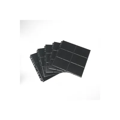 Produktbild von Gamegenic - 24-Pocket Sideloading Pages 10 pcs pack Black