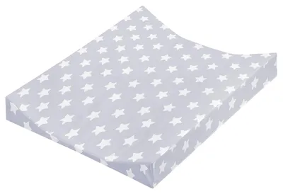 Produktbild von Julius Zöllner Wickelauflage 2-Keil Mulde 50x65 cm Folie Sterne grau