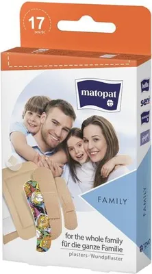 Zdjęcie produktu dla Plastry Matopat FAMILY 17 szt