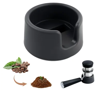 Tamperstation für Espressomaschinen, schwarz, 1 Stück