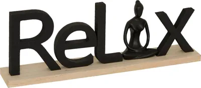 Produktbild von Wort zum aufstellen yogi l.36cm sortiert - Atmosphera créateur d'intérieur