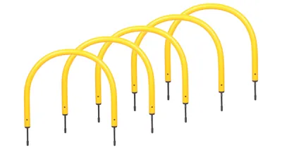 Image de 5x arc d'entraînement - C avec pointes