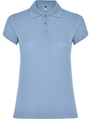 Image de Roly - Polo « Star » pour femmes LT5622 (M) (bleu ciel)