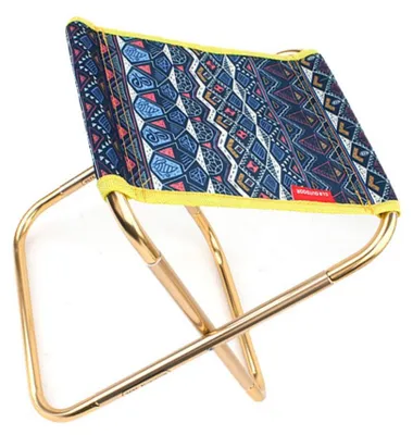 Produktbild von INF Klapphocker 7075 Aluminium Polyester-Sitz 24.8x22.5x27 cm Camping
