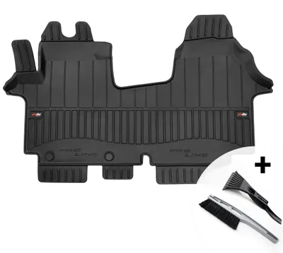 Productafbeelding van moto-MOLTICO 3D rubberen vloermatten voor auto, set van 1 stuk, all-weather rubberen voetmatten - geschikt voor Renault Trafic II 2001-2014