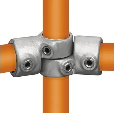 Produktbild von Buildify Winkelgelenk Rohrverbinder für Gerüstrohr aus Stahl verstellbar Ø 33 mm