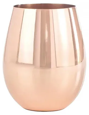 Produktbild von Cocktailglas aus Edelstahl mit glatter Kupferoberfläche