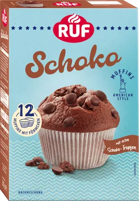Produktbild von RUF Muffins Schoko  Backmischung