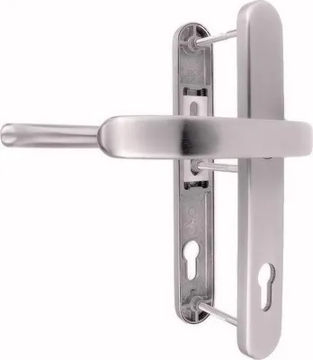 Produktbild von Haustür Schmalrahmen - Garnitur in ALU/ EV1  Drücker/ Drücker SILBER