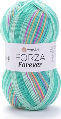 Image de Fil de laine YarnArt Forza Forever, 75% laine, 25% polyamide, polyvalent et durable, 420m/100g