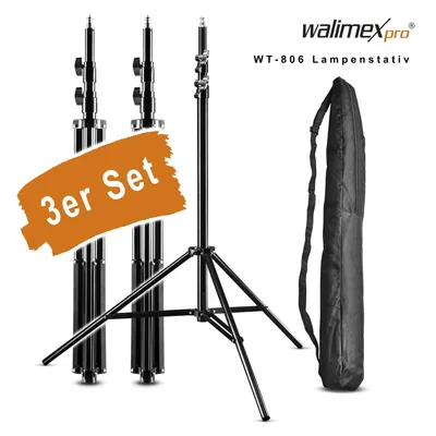 Productafbeelding van Set van 3 WT-806 lampstatieven, 256 cm