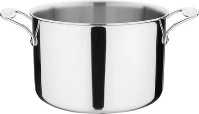 Image de Casserole Vogue à triple paroi de 7 litres en acier inoxydable