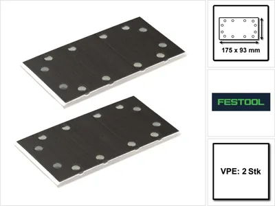 Produktbild von Festool Schleifschuh SSH STF 93 x 175/8 2 Stück ( 2x 483905 ) für Rutscher RS 300, RS 3, LRS 93