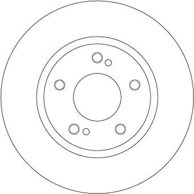 Produktbild von TRW Bremsscheiben (2 Stück) Hinterachse DF7028
