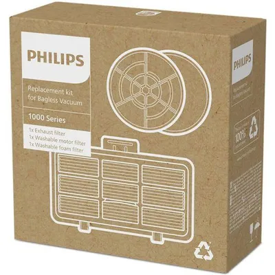 Obrázok produktu pre Philips XV1210/01, Filter, Cylindrový vysávač, Philips, 1000 Series Bagless Vacuum - XB1111, XB1112, XB1142, XB1012, XB1042, 3 kusov, 1 kusov