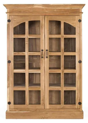 Immagine prodotto di Vetrina in teak di Pistoia, 180 cm x 130 cm x 45 cm, Giner y Colomer