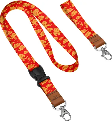 Zdjęcie produktu dla Smycz, 40 cm, kolorowy nadruk, zestaw, chmury [098]