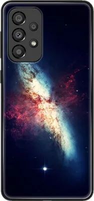 Produktbild von König Design Hülle kompatibel mit Samsung Galaxy A33 5G Kunststoff Soft Handyhülle - Handy Case Galaxie