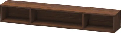 Produktbild von Duravit Regalelement L-CUBE 800 x 140 x 120 mm nussbaum gebürstet