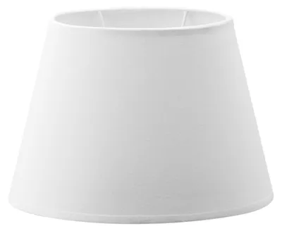 Produktbild von Home Sweet Home – Ovale Lampenschirm aus Stoff – Weiß