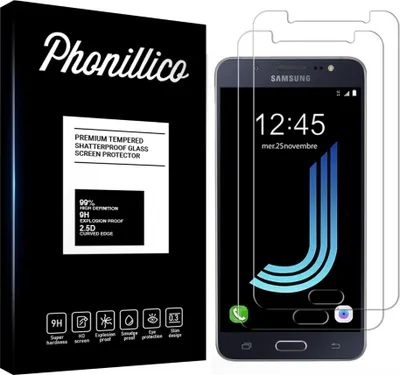 Obrázok produktu pre Tvrdené sklo pre Samsung Galaxy J5 2016 J510 [2 ks] Ochranné sklo Fólia proti poškriabaniu odolná Phonillico®