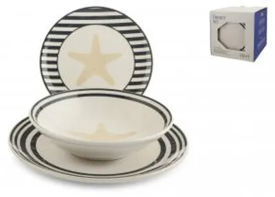 Immagine prodotto di H&H Servizio Tavola 18 Pezzi Calypso in stoneware