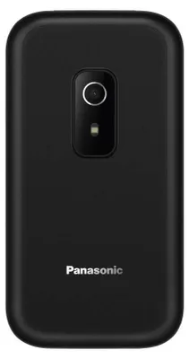 Produktbild von Panasonic KX-TF600EXB 4G-Klapphandy für Senioren, 2,8-Zoll-Display, Bluetooth, USB-C, IP44, schwarz