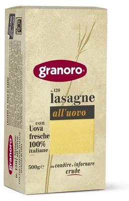 Zdjęcie produktu dla Lasagne jajeczne nr 120 - Specjalne dania do zapiekania (500g)