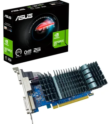 Produktbild von ASUS GeForce GT710-SL-2GD5-BRK-EVO, Grafikkarte, (passiv gekühlt)