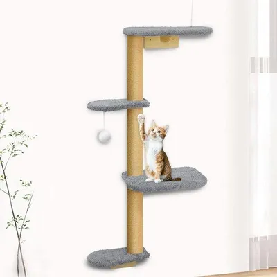 Produktbild von Famanu Wandplattform mit Kletterfunktion - Interaktive Katzen-Spielstation