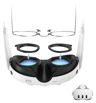 Obrázek produktu pro Sada pro ochranu čoček VR brýlí s měkkými silikonovými kroužky