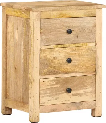 Produktbild von Nachttisch 45x35x60 cm Massivholz Mango