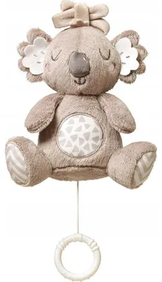 Image de Peluche suspendue avec mélodie Koala Coco, gris